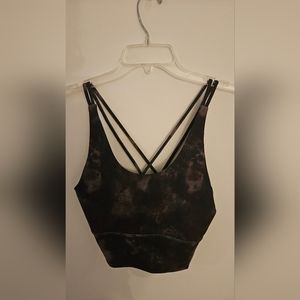 Padded Sports Bra with Crisscross Back